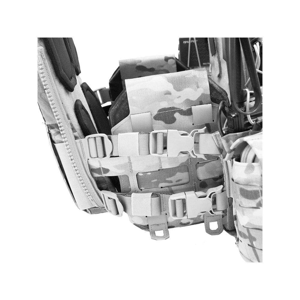 Chest Rig Split Zipper Adapter HUSAR Hybrid riffle Zipper chest rig base - pwtactical