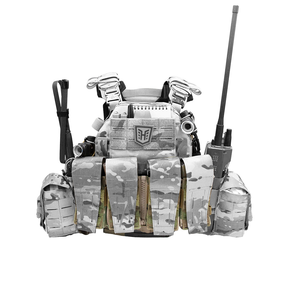 HUSAR Hybrid riffle Zipper chest rig base - pwtactical