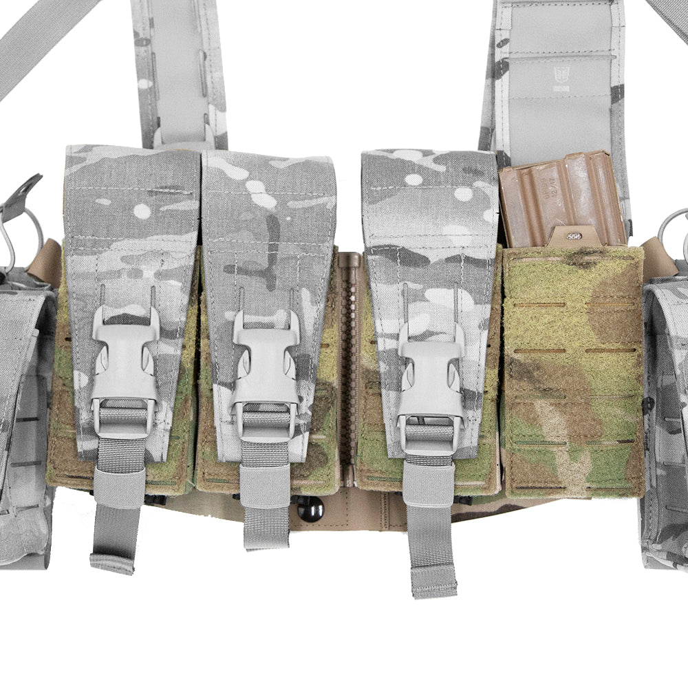 HUSAR Hybrid riffle Zipper chest rig base - pwtactical